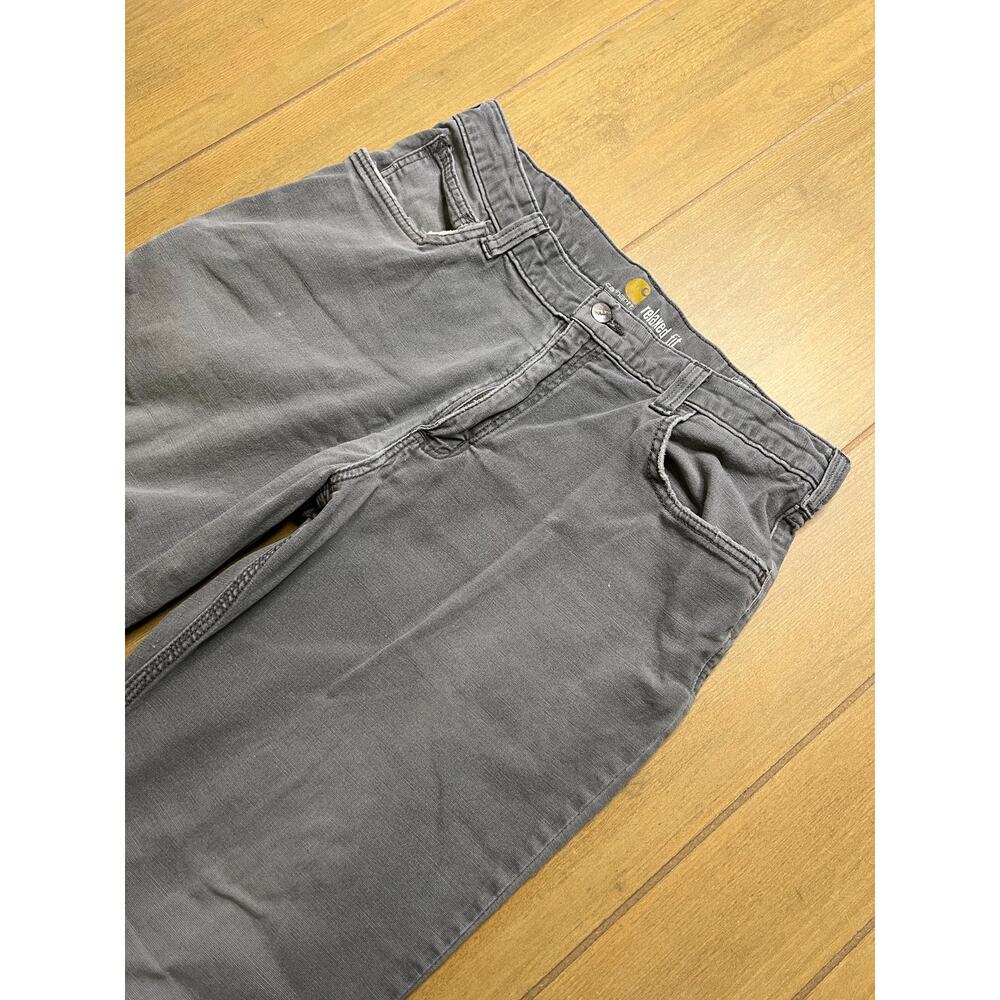 Carhartt Pants Mens Sz 34 Gray Relaxed Fit Workwear Utility Actual Sz 33x29 - Picture 11 of 15